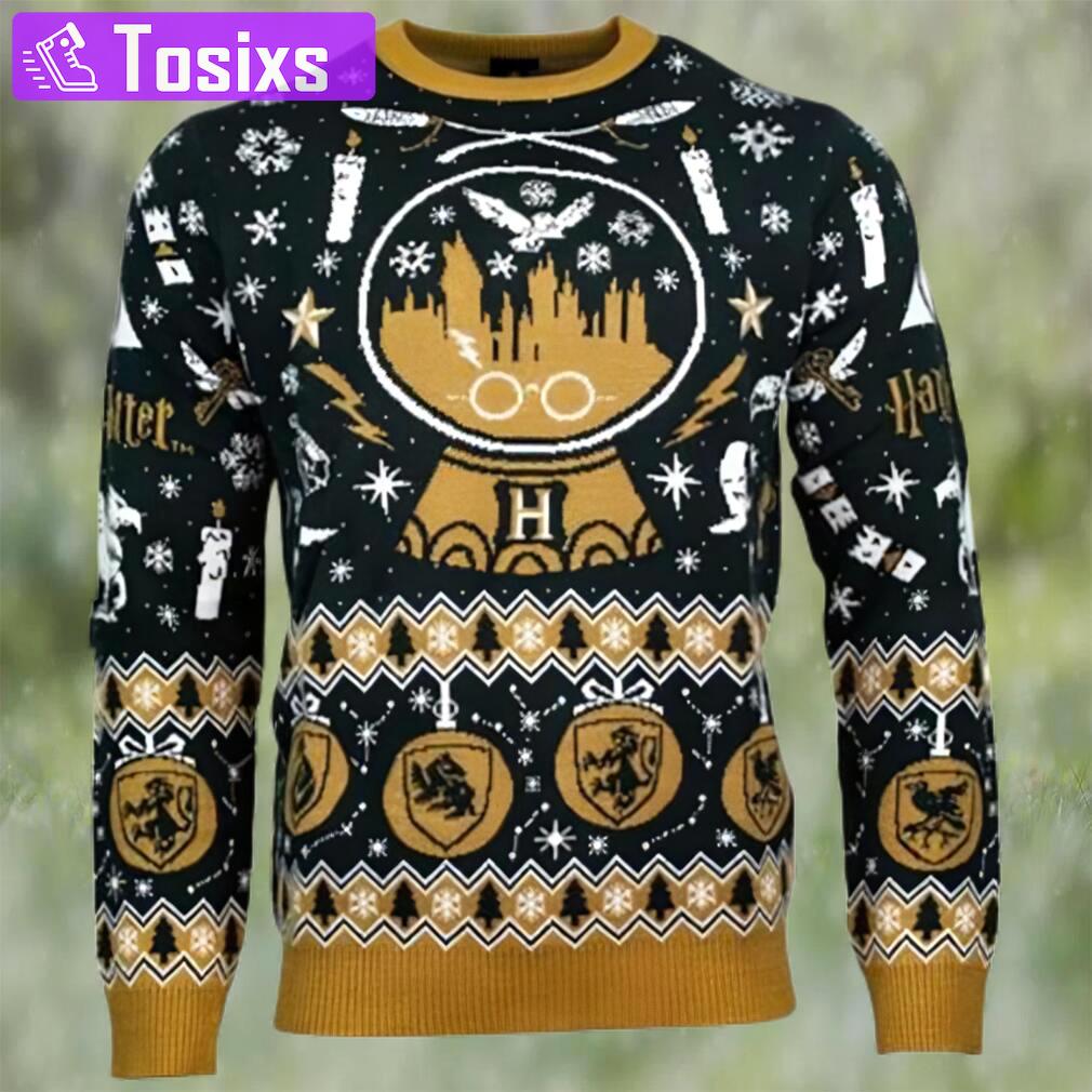 Official harry potter `snow globe ugly christmas sweater Christmas Ugly Sweater