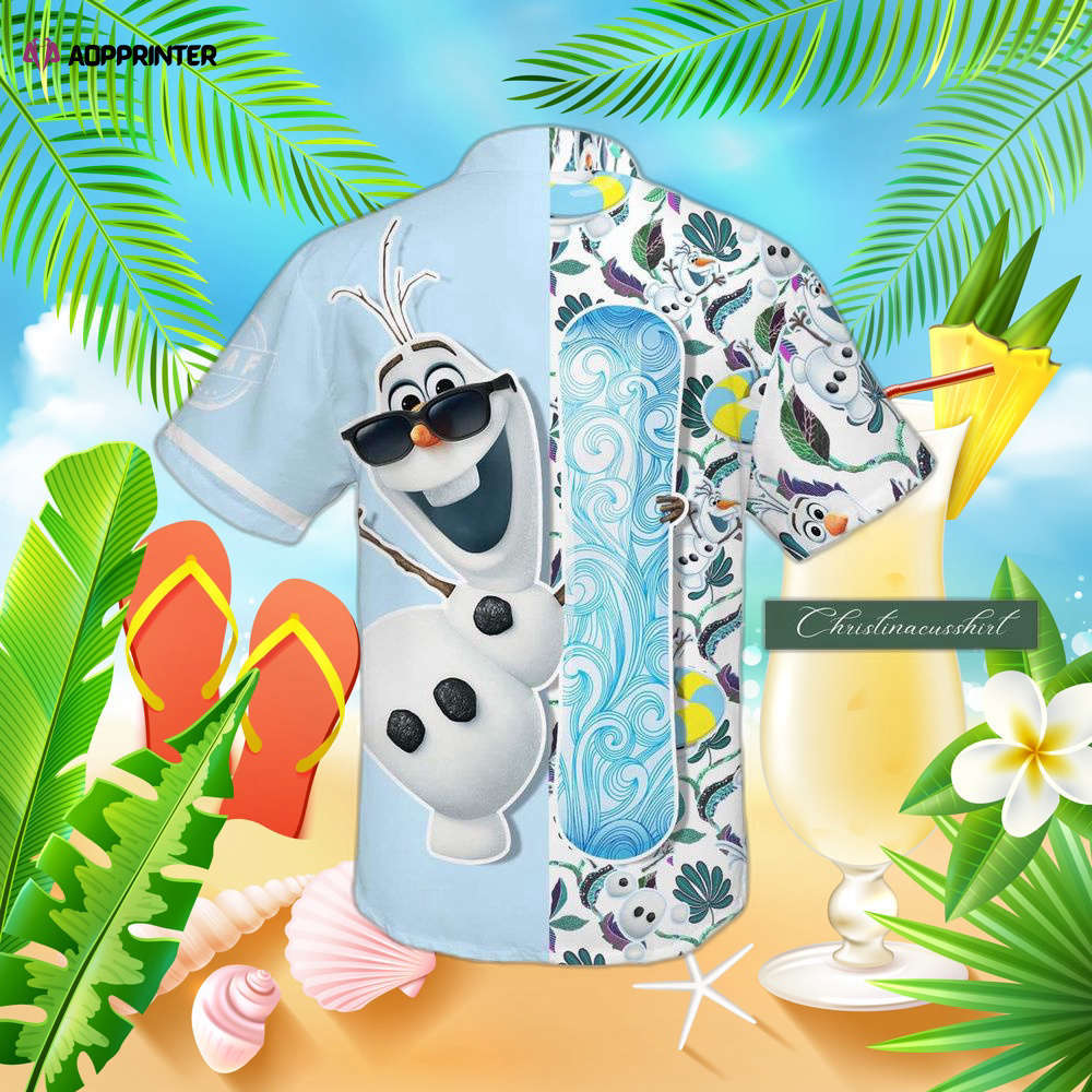 Olaf hawaiian shirt, olaf button shirt, olaf white shirt, for men and women Hawaii Shirt