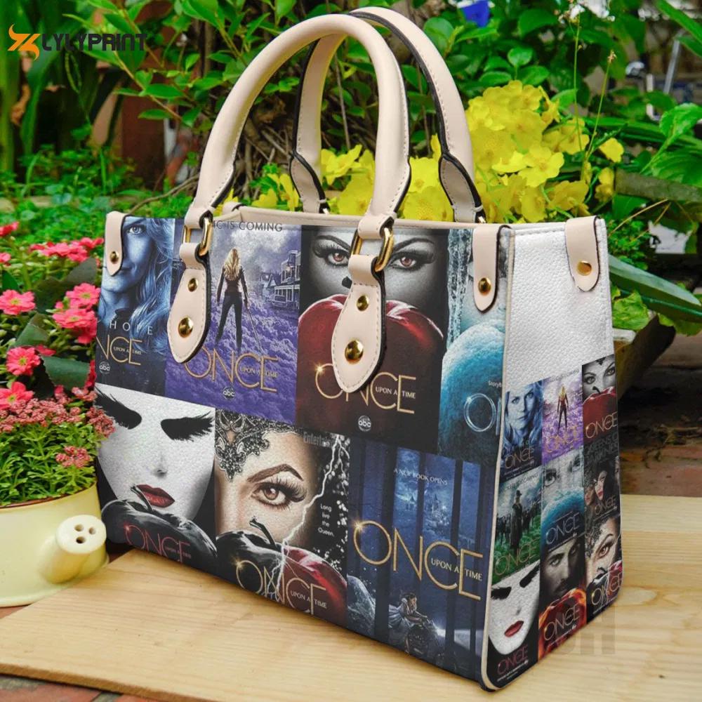 Once upon a time  leather bag for women gift 1883 Women Leather Hand Bag