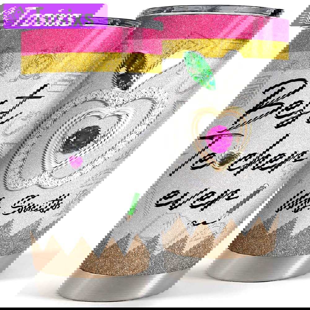 Personalized teacher tumbler best teacher ever jewelry art for teacher Personalized Tumbler