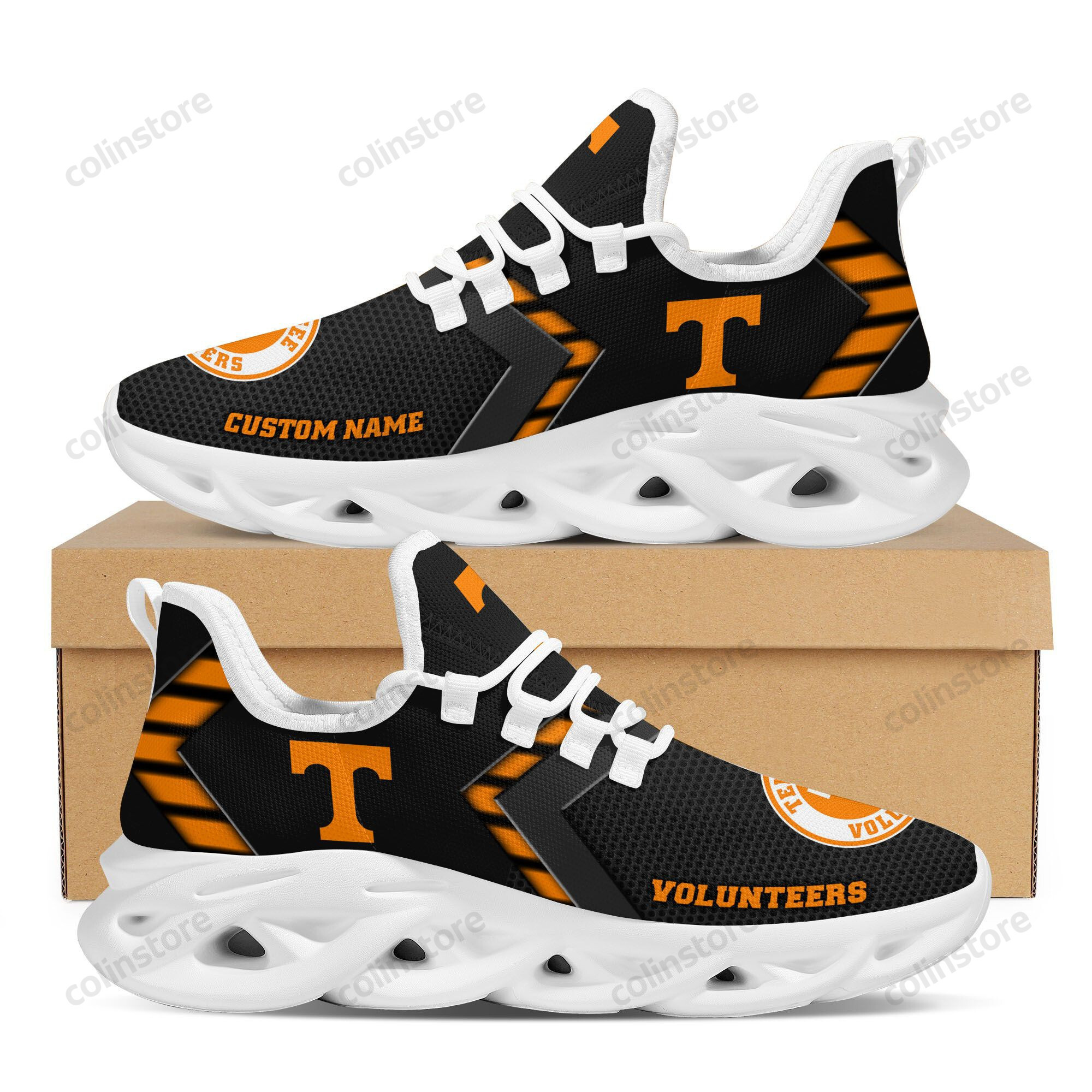 Personalized tennessee volunteers sporty max soul shoes Max Soul Shoes