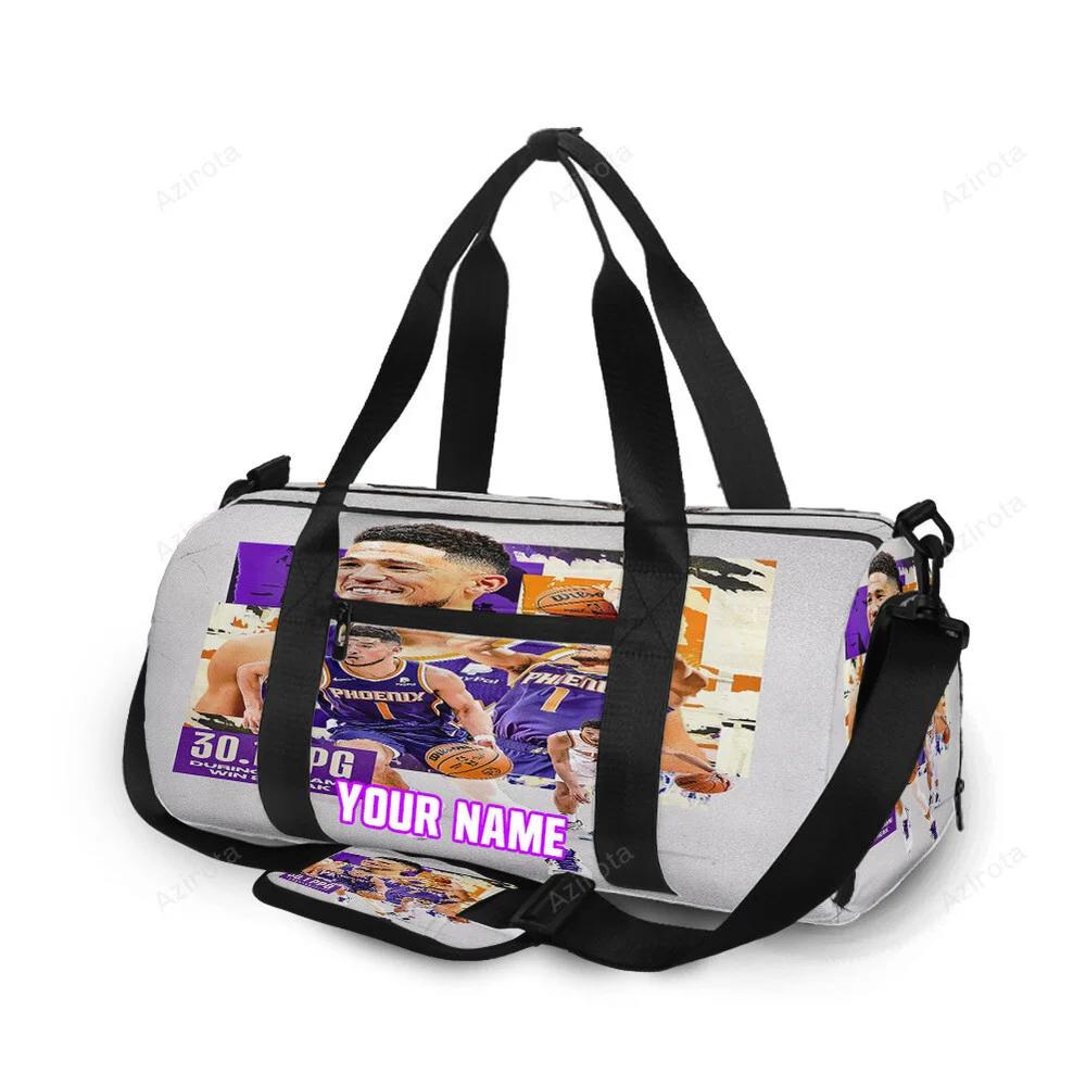 Phoenix suns devin booker 1 v4 personalized name travel bag gym bag 2234 Travel Bag