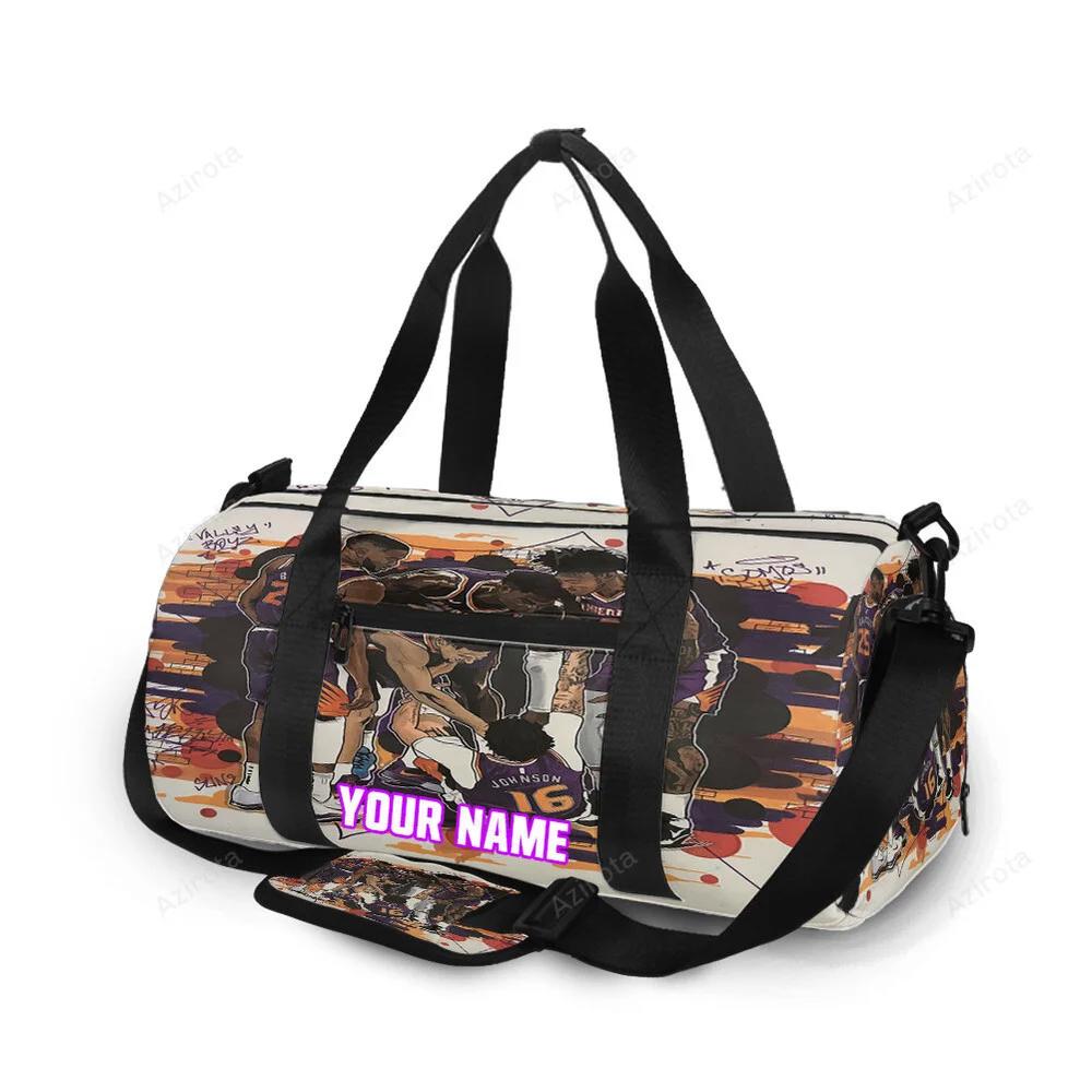 Phoenix suns team v2 personalized name travel bag gym bag 2407 Travel Bag