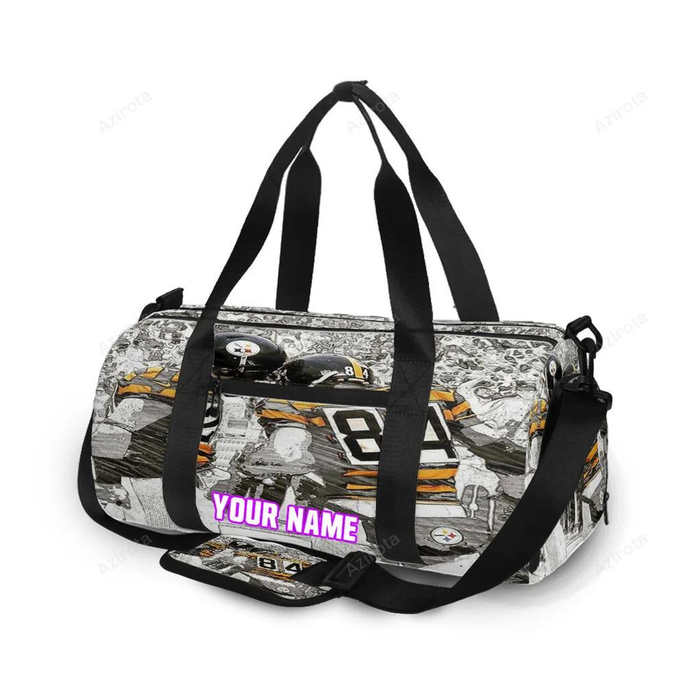 Pittsburgh steelers players team m4 personalized name travel bag gym bag 426 Travel Bag
