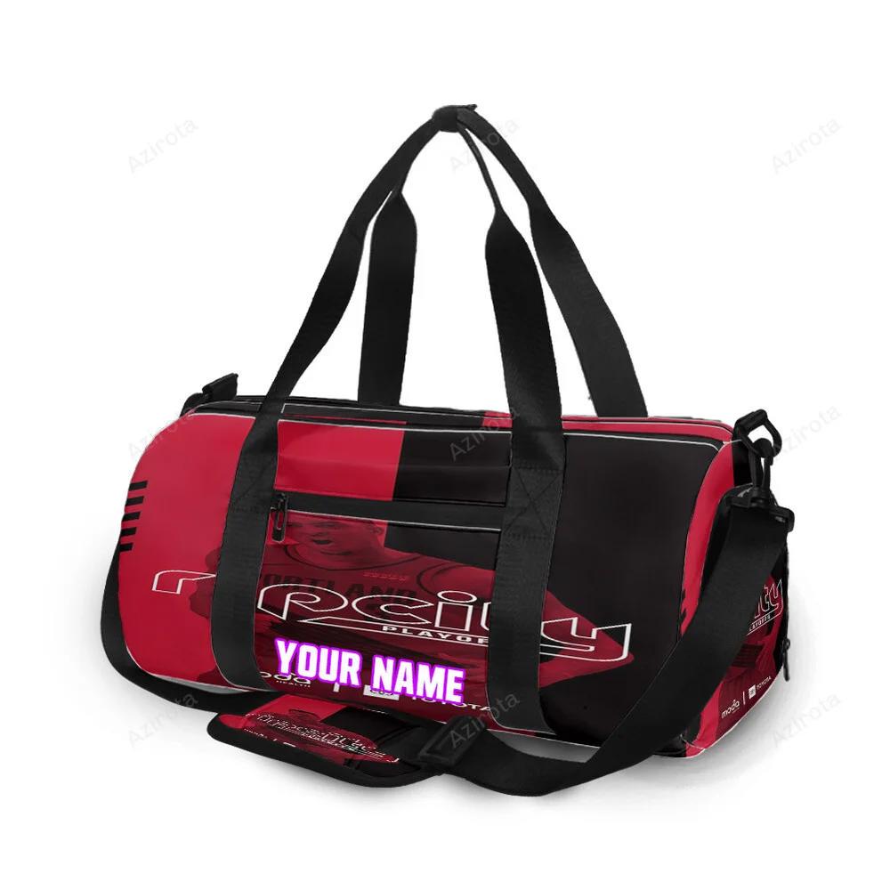 Portland trail blazers cj mccollum3 personalized name travel bag gym bag 2328 Travel Bag