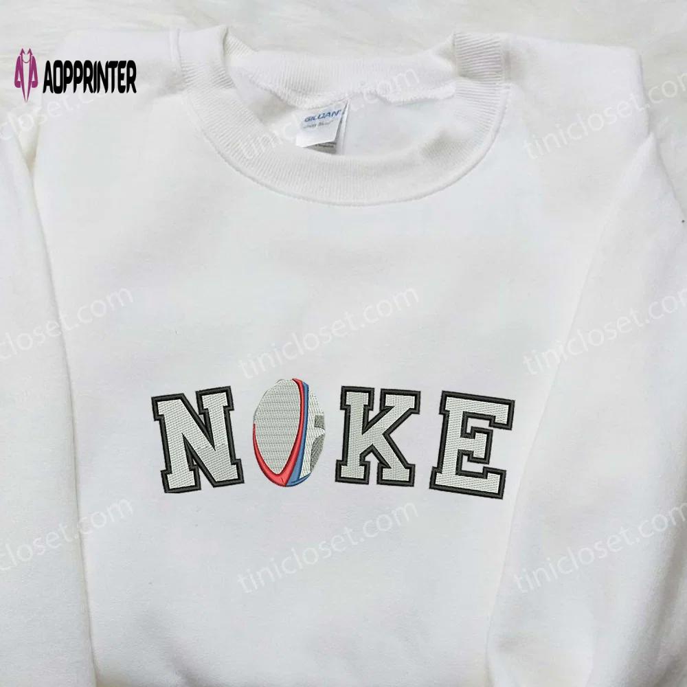 Premium nike embroidered shirts: basketball x swoosh & nfl options Embroidered Shirt