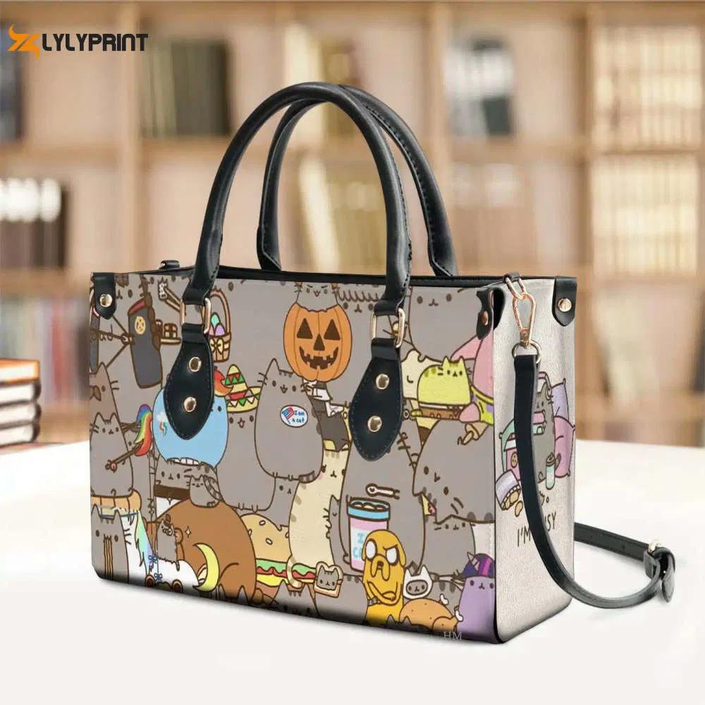 Pusheen leather handbag 2475 Women Leather Hand Bag