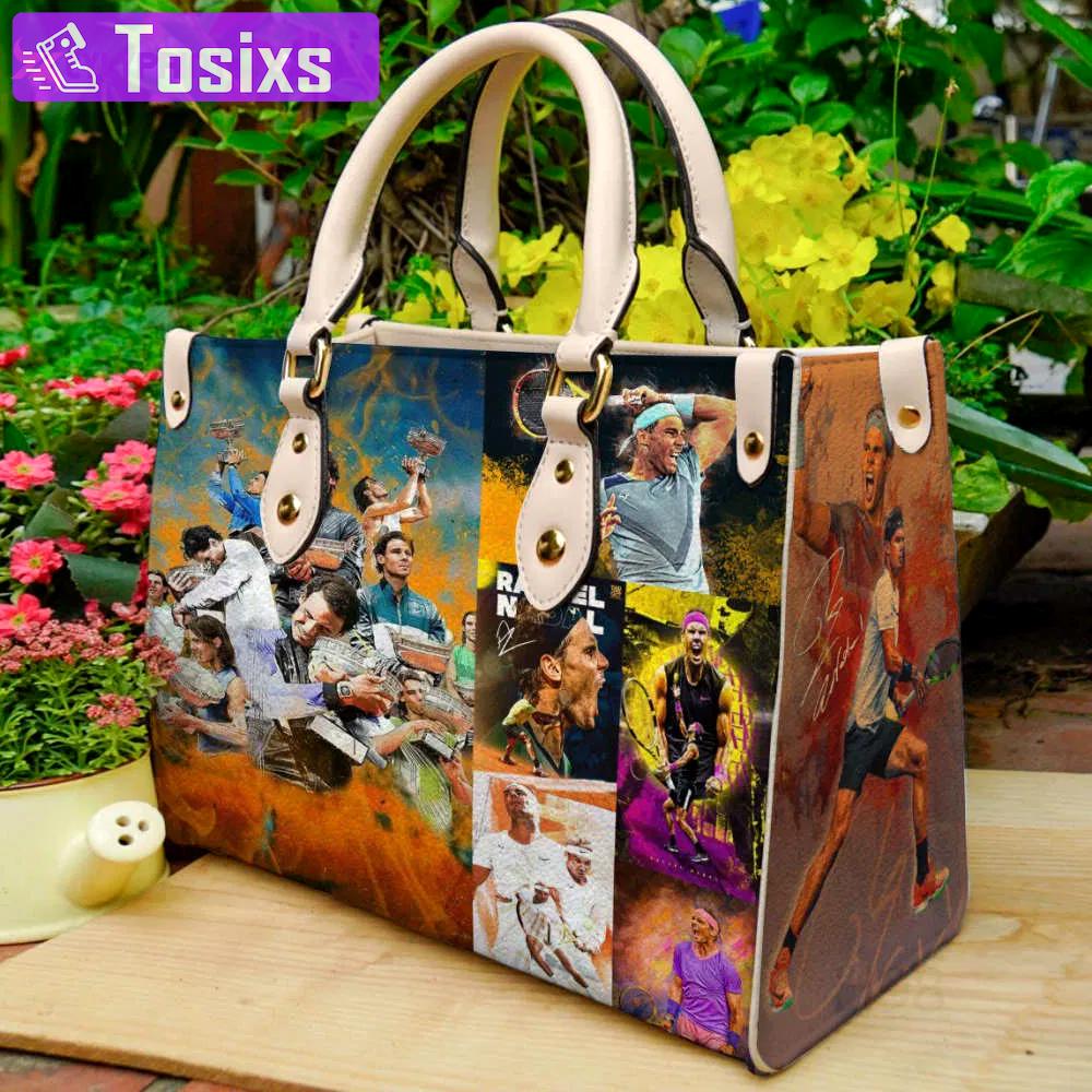 Rafael nadal 1 leather handbag for women gift 2398 Women Leather Hand Bag