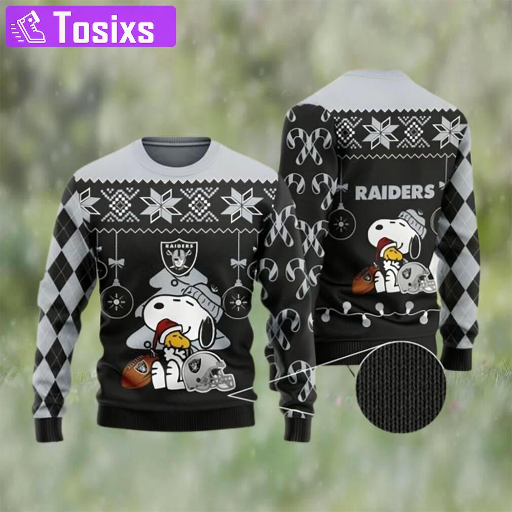 Raiders ugly sweater peanuts snoopy ugly christmas sweater 3d gift for christmas Christmas Ugly Sweater