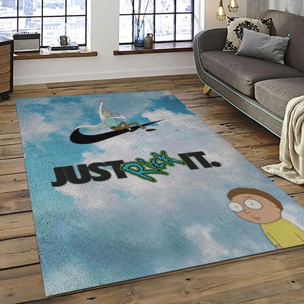 Rick and morty cartoon tv show retangle carpet area rug home decor best gift for family rm16 Rectangle Rug