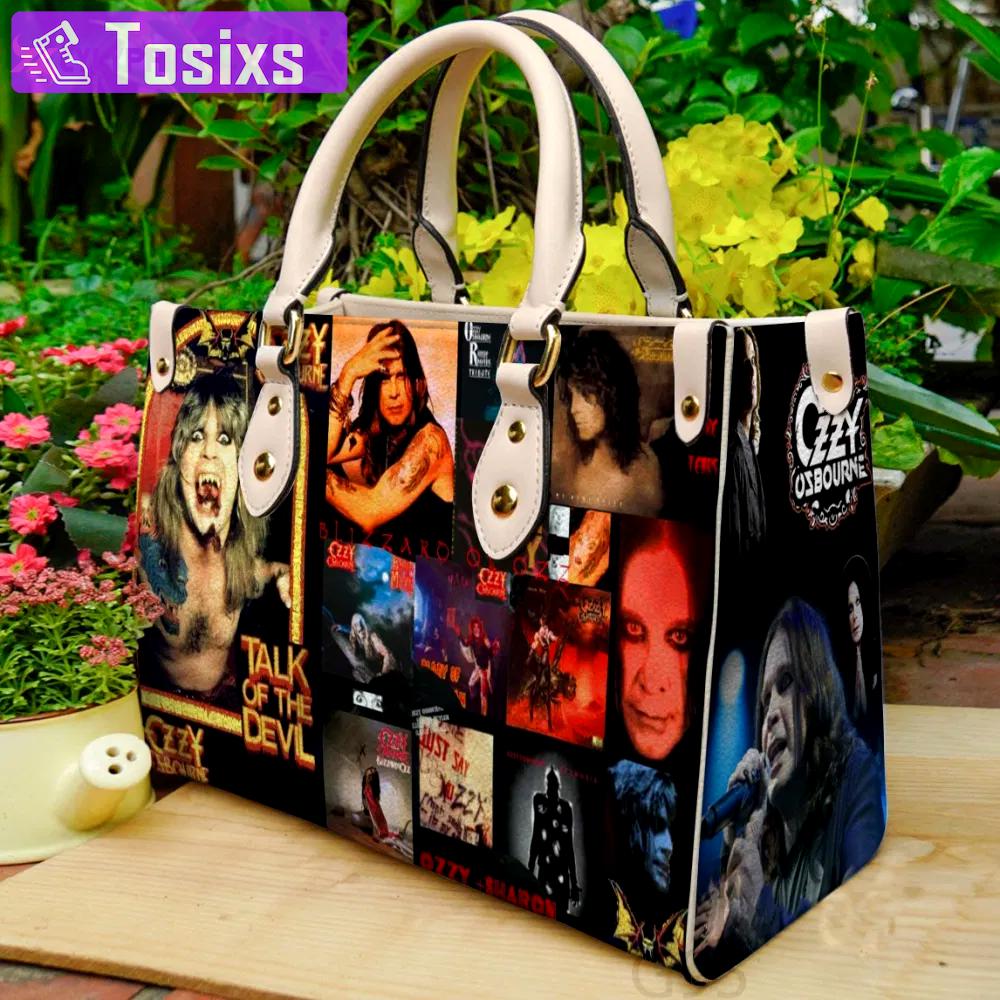 Rock your women s day with ozzy osbourne leather hand bag gift for women’s day – g95 3604 Women Leather Hand Bag
