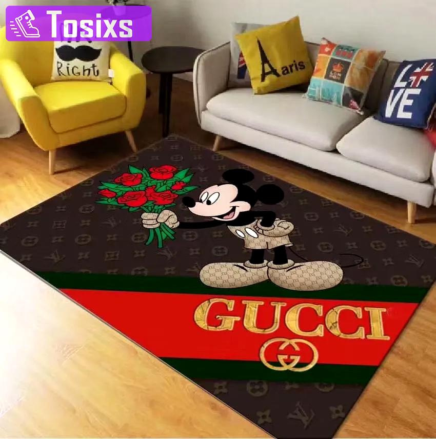 Rugs in living room and bedroom - Gucci minnie mouse disney luxury area rug for living room bedroom carpet home decorations mat type 4 Rectangle Rug