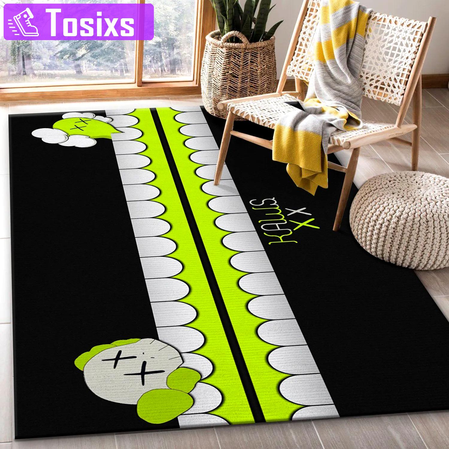 Rugs in living room and bedroom - Kaws ver5 area rug living room rug christmas gift us decor Rectangle Rug