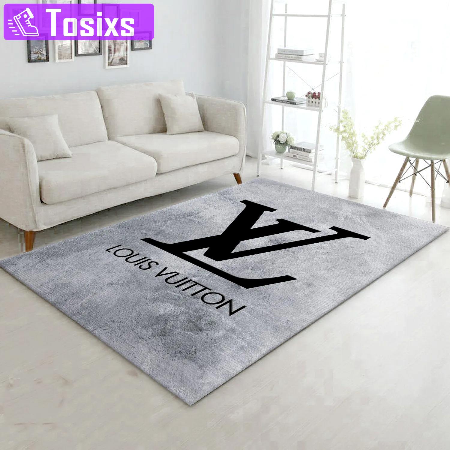 Rugs in living room and bedroom - Louis vuitton area rugs fashion brand rug floor decor floor mats keep warm in winter Rectangle Rug