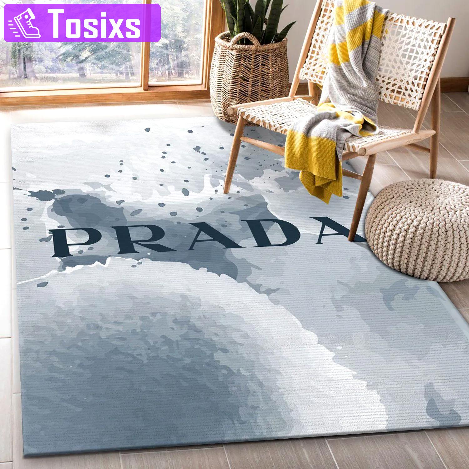 Rugs in living room and bedroom - Prada area rug fashion brand rug christmas gift floor mats keep warm in winter Rectangle Rug
