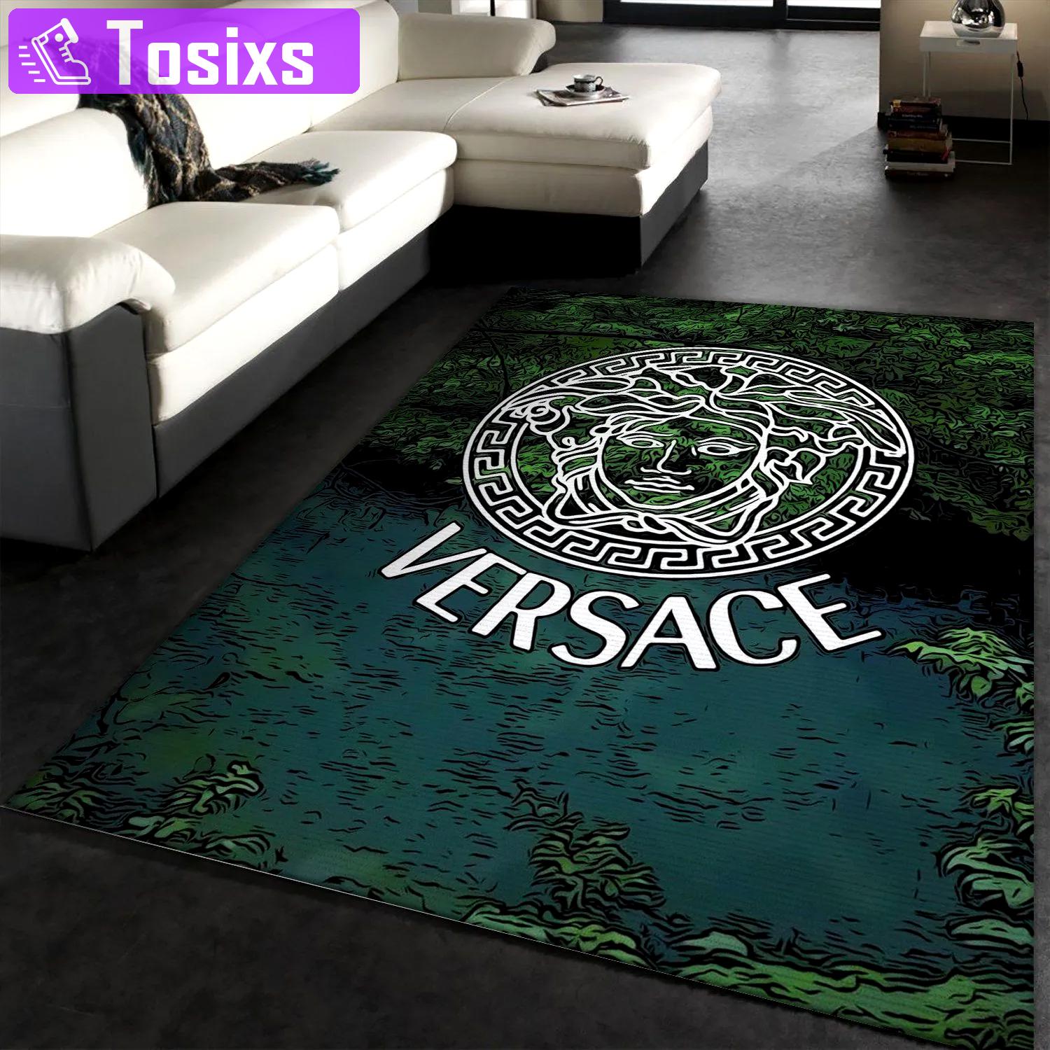 Rugs in living room and bedroom - Versace area rug living room rug christmas gift us decor Rectangle Rug