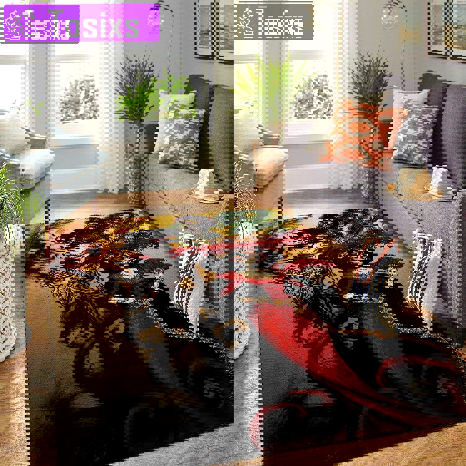 Rugs in living room and bedroom gentleman jack lady sally - the nightmare before christmas - halloween area rug Rectangle Rug