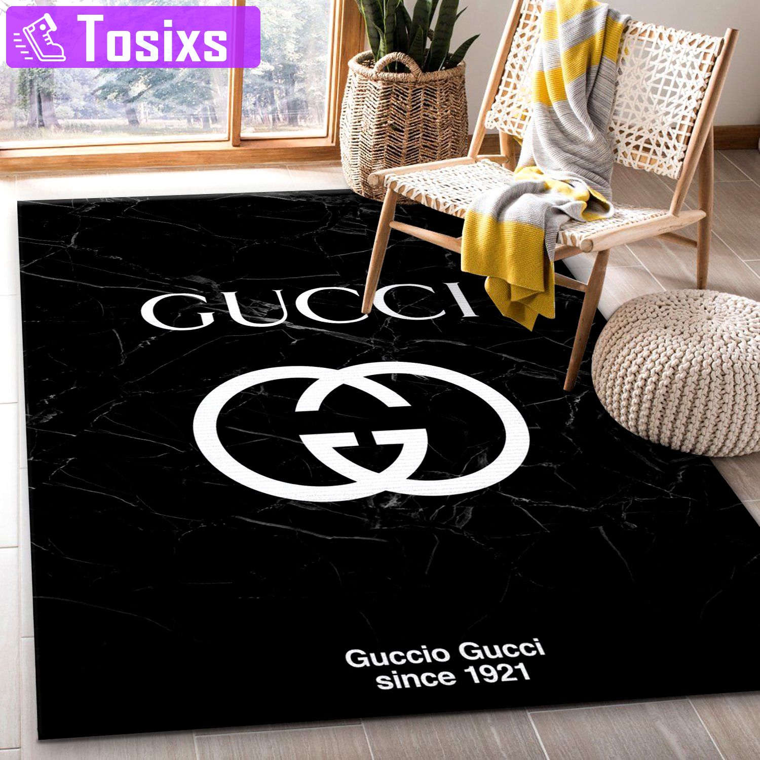 Rugs in living room and bedroom gucci black marble marmor area rug living room rug decor 8675 Rectangle Rug