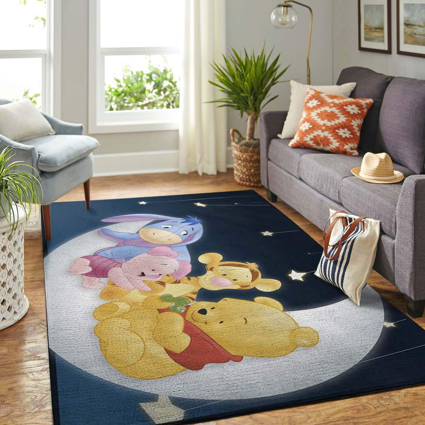 Rugs in living room and bedroom pooh area rugs living room carpet floor decor Rectangle Rug