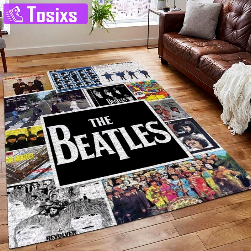 Rugs in living room and bedroom the beatles living room area rug for christmas-  bedroom-  family gift us decor Rectangle Rug