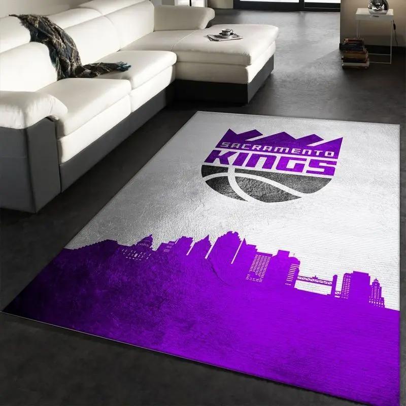 Sacramento kings nba 9 area rug living room bedroom rug rug regtangle carpet Rectangle Rug