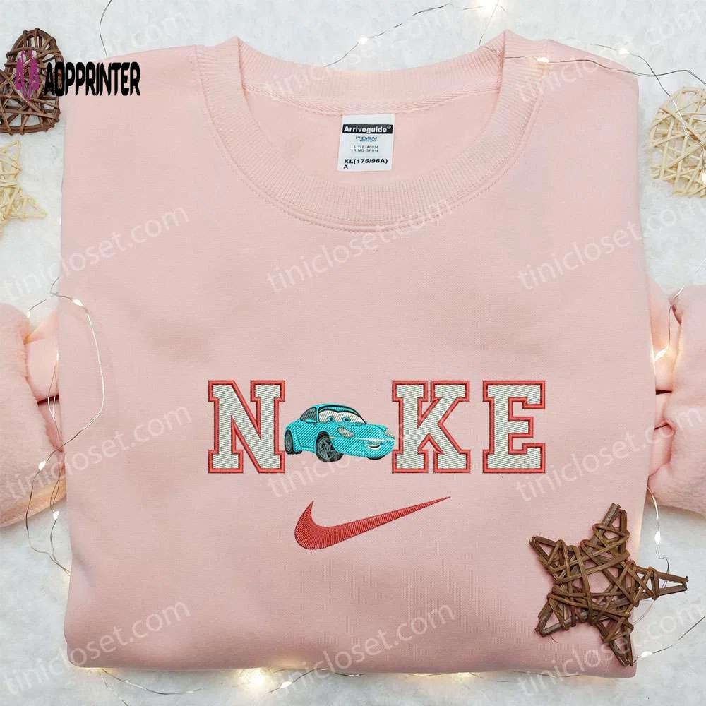 Sally carera x nike cartoon embroidered sweatshirt: disney characters & custom hoodie Embroidered Shirt