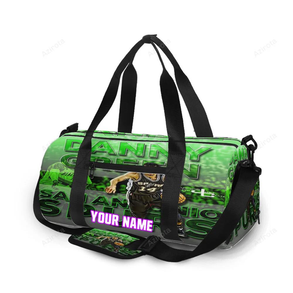 San antonio spurs danny green3 personalized name travel bag gym bag 2272 Travel Bag