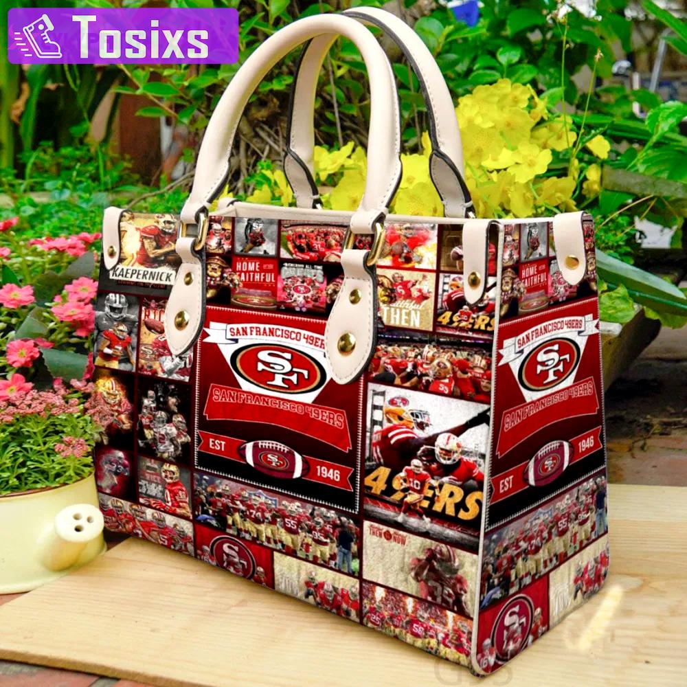 San francisco 49ers love 1i leather bag for women gift 1616 Women Leather Hand Bag