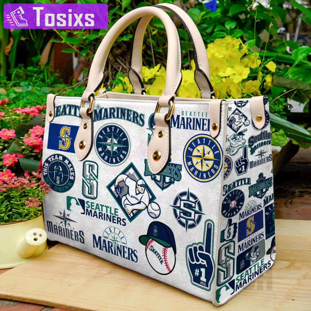 Seattle mariners  leather bag for women gift 1101 Women Leather Hand Bag