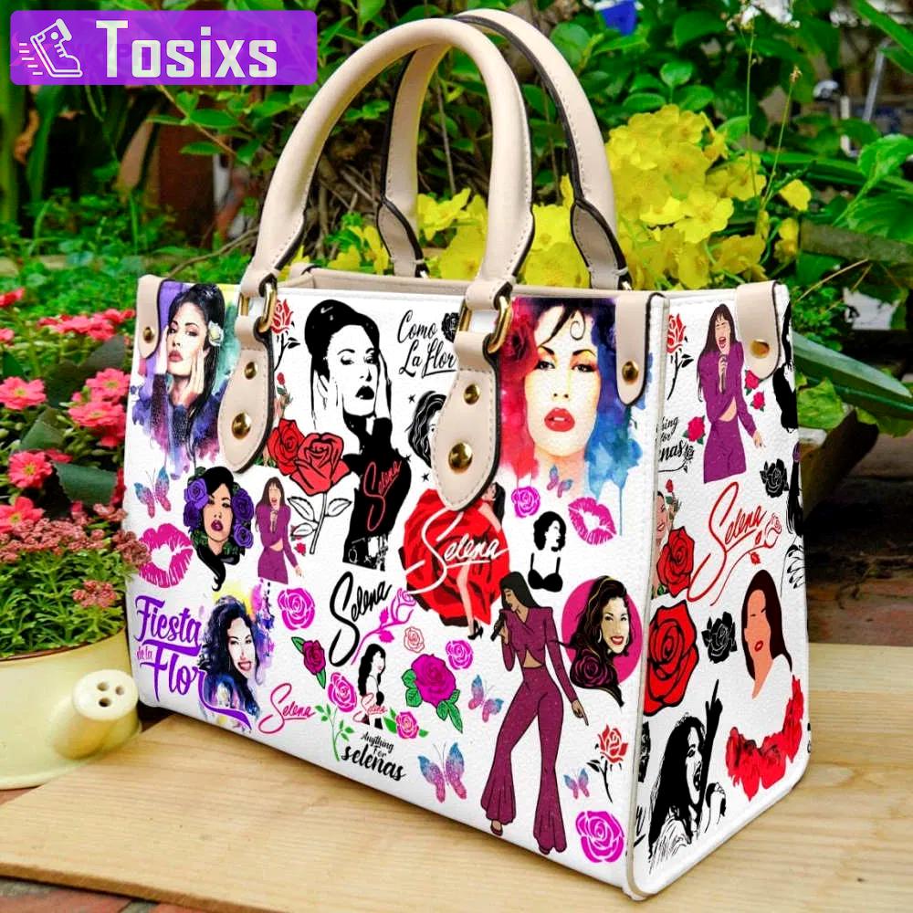 Selena quintanilla lover leather hand bag gift for women’s day: perfect women s day gift ch 3210 Women Leather Hand Bag
