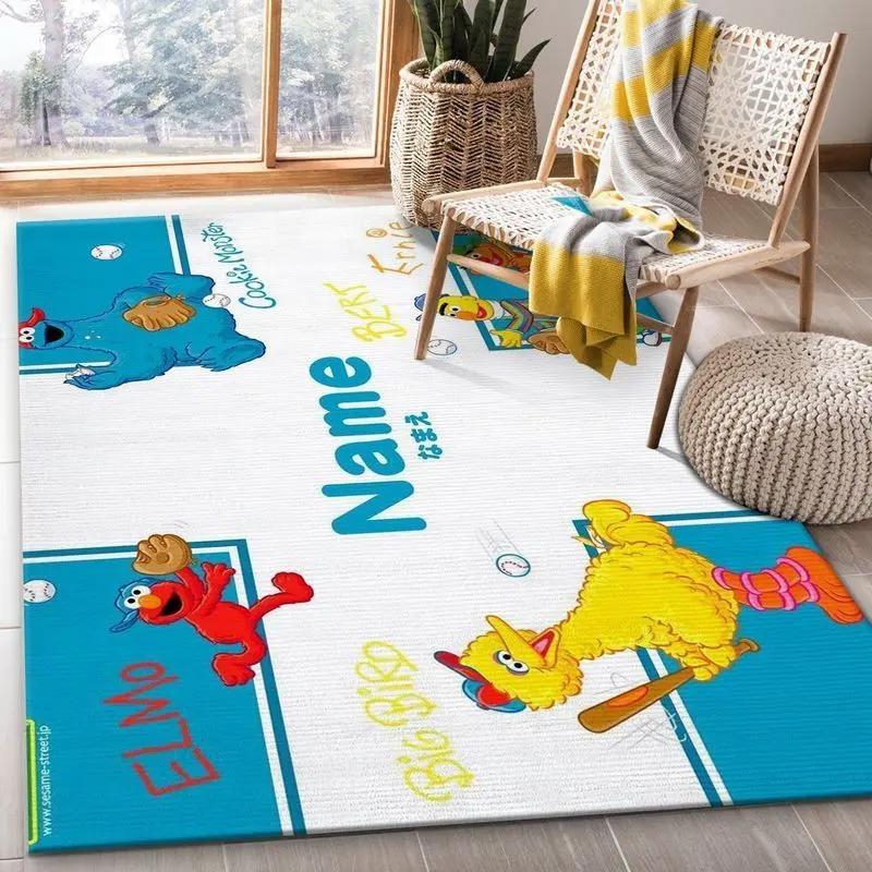Sesame street 16 area rug living room and bed room rug rug regtangle carpet floor decor home decor Rectangle Rug