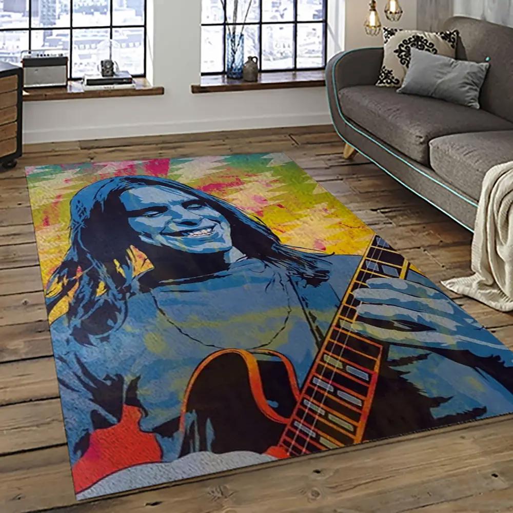 Singer bob weir music carpet rectangle area rug for living room bedroom decor bw20 Rectangle Rug