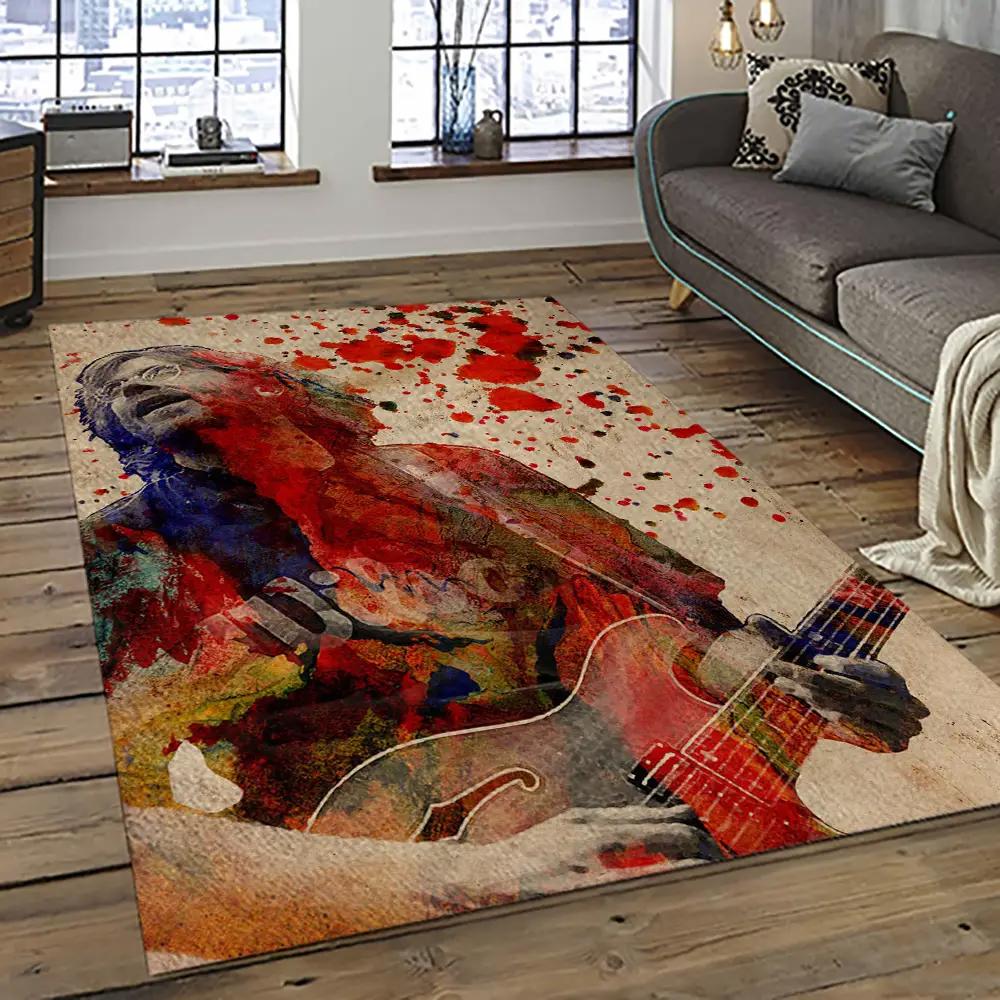 Singer trey anastasio music concert music carpet rectangle area rug ta17 Rectangle Rug