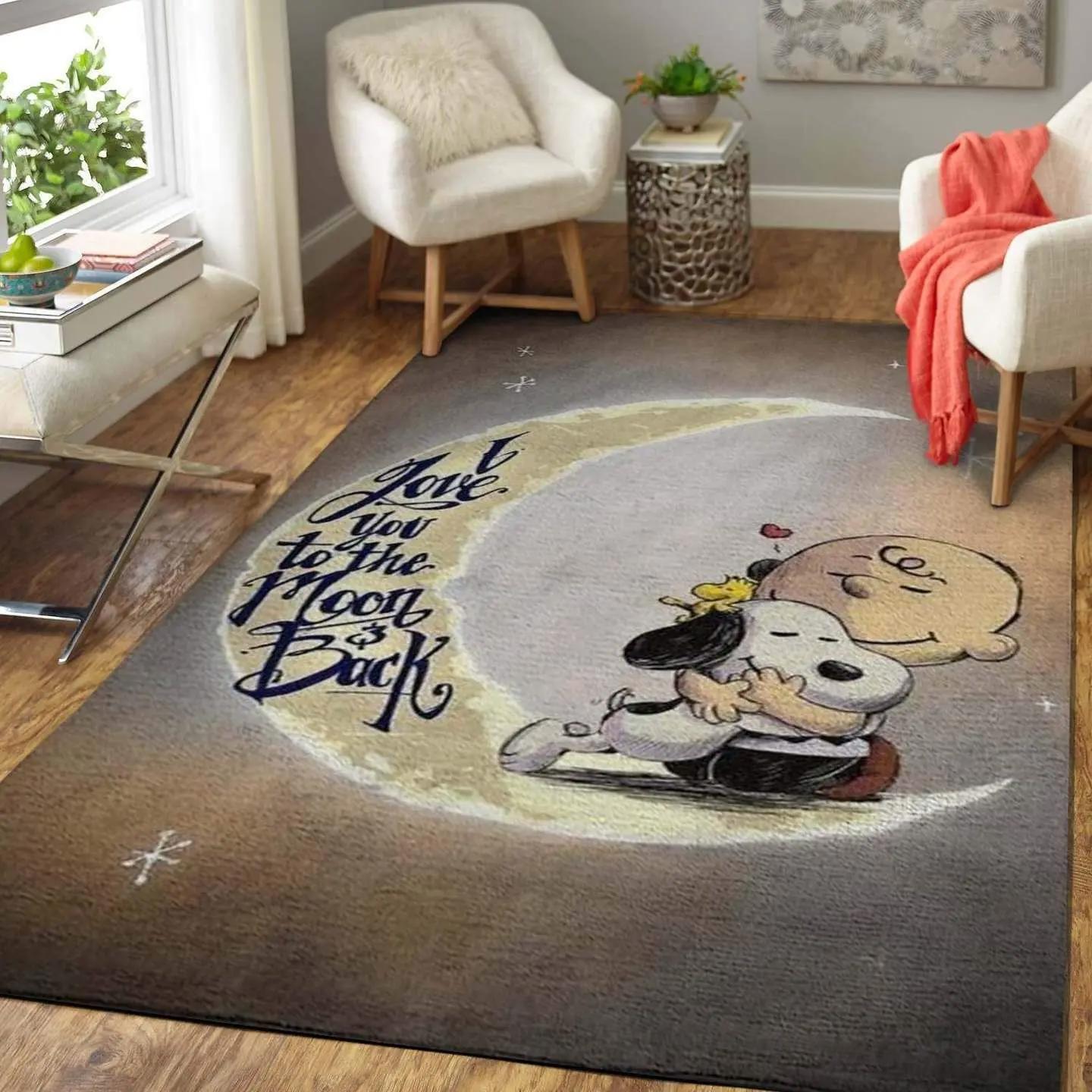 Snoopy rug christmas carpet sn08 rug regtangle carpet floor decor home decor Rectangle Rug