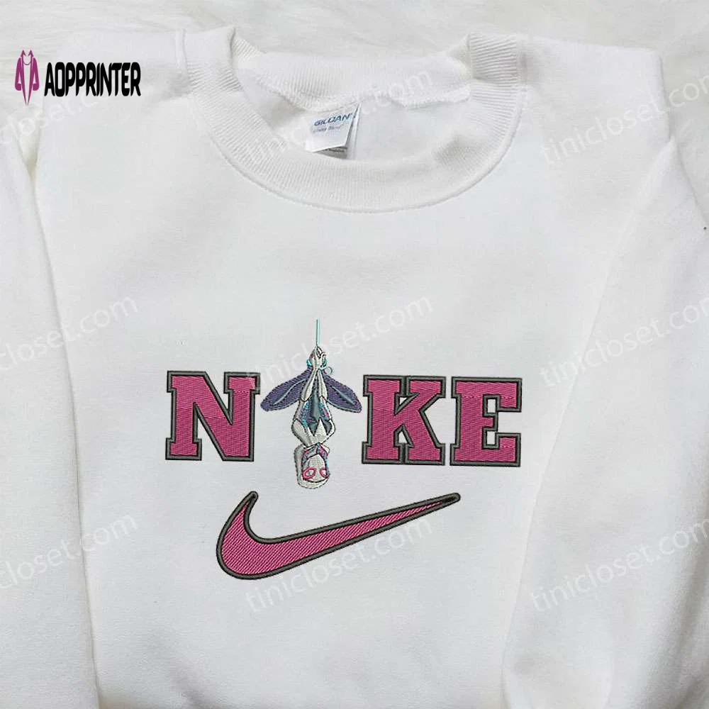 Spider-gwen x nike embroidered sweatshirt: best family gifts from nike inspired shirt Embroidered Shirt