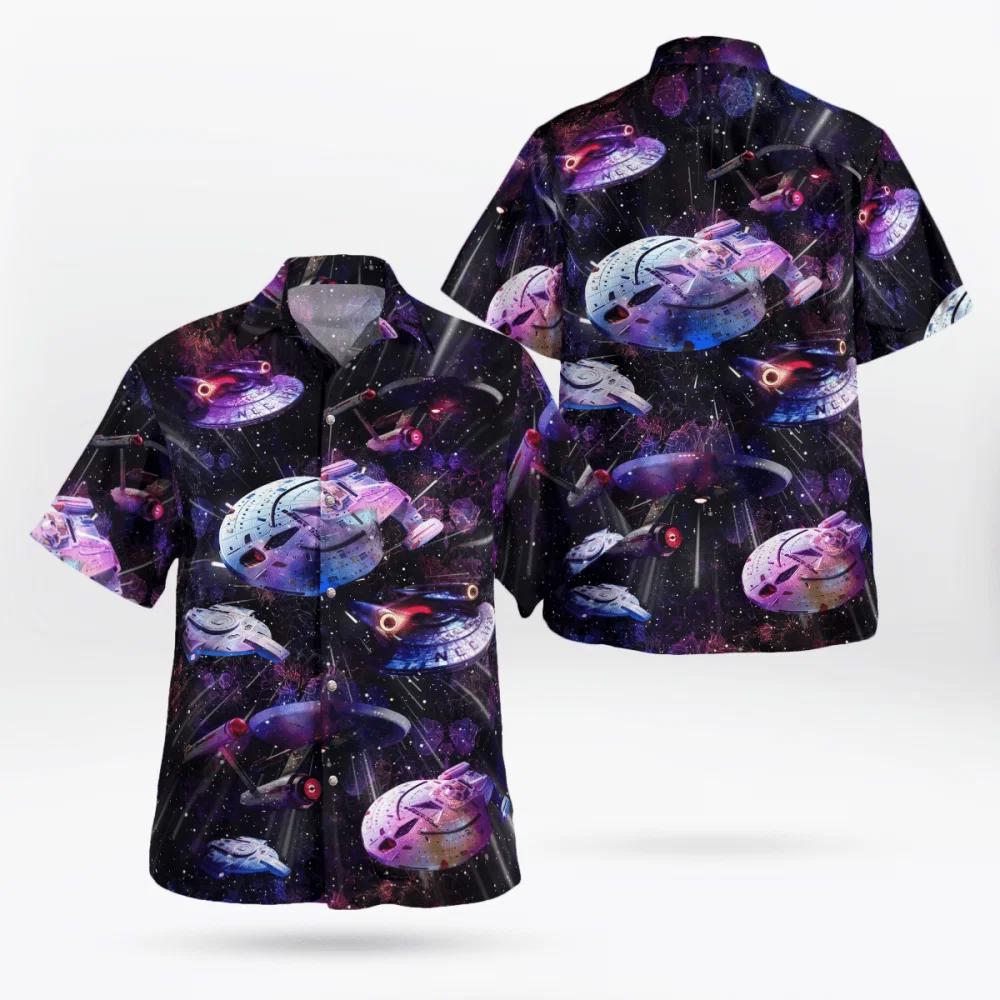 Star trek starships hawaii shirt summer 2023 hot dark style Hawaii Shirt