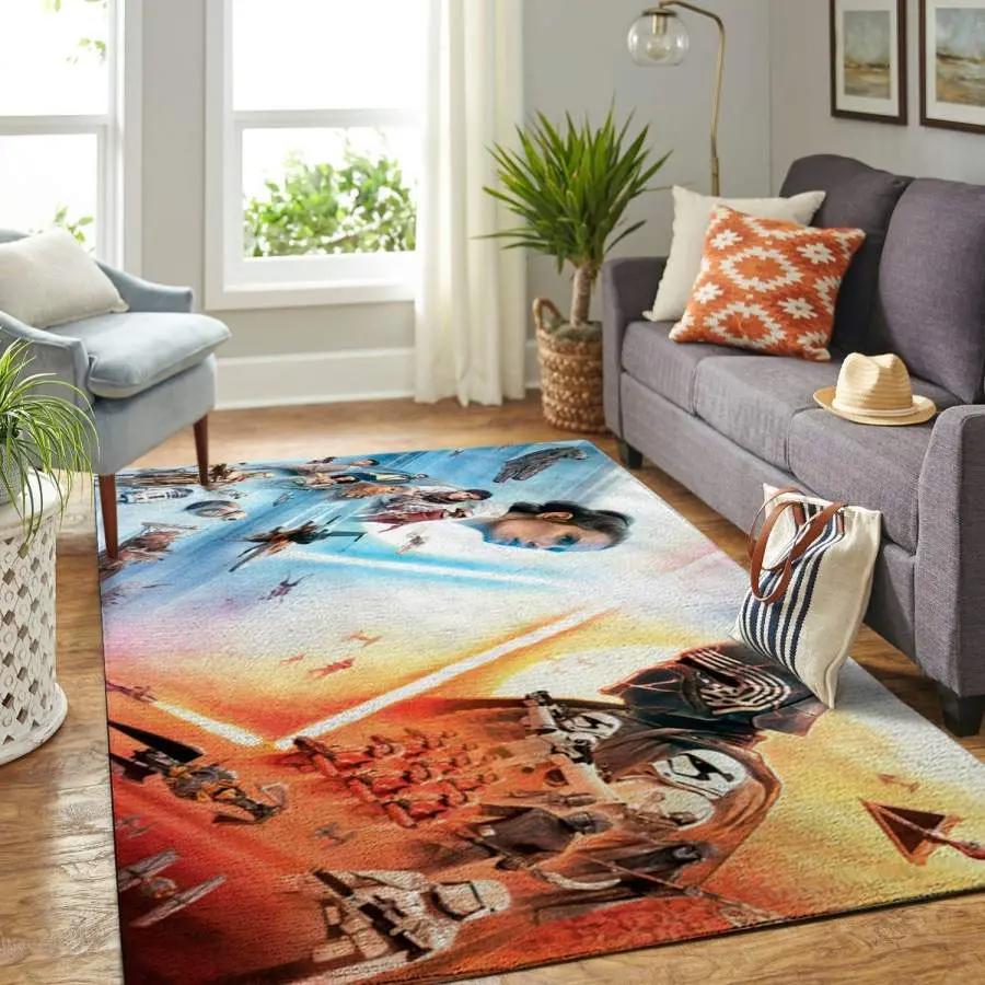 Star wars the rise of skywalker area rug living room rug home decor movie ofd 19120725 Rectangle Rug