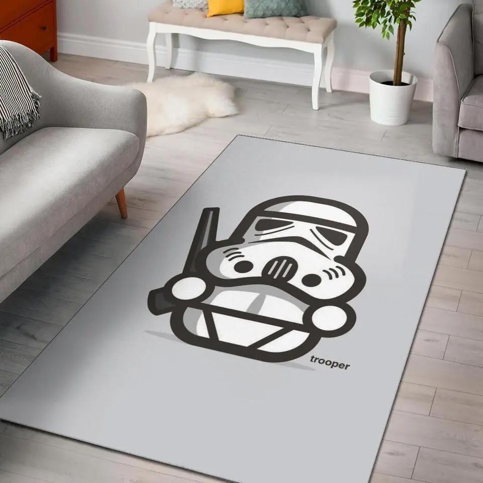Stormtrooper area rugs star wars movies bedroom living room carpet Rectangle Rug