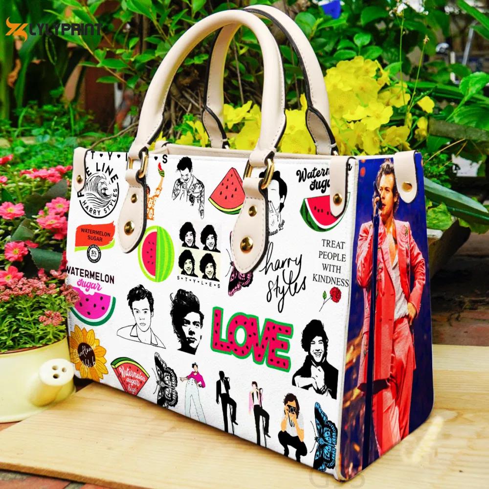 Stylish harry styles 1g leather hand bag gift for women’s day for women s day g95 gift 3557 Women Leather Hand Bag