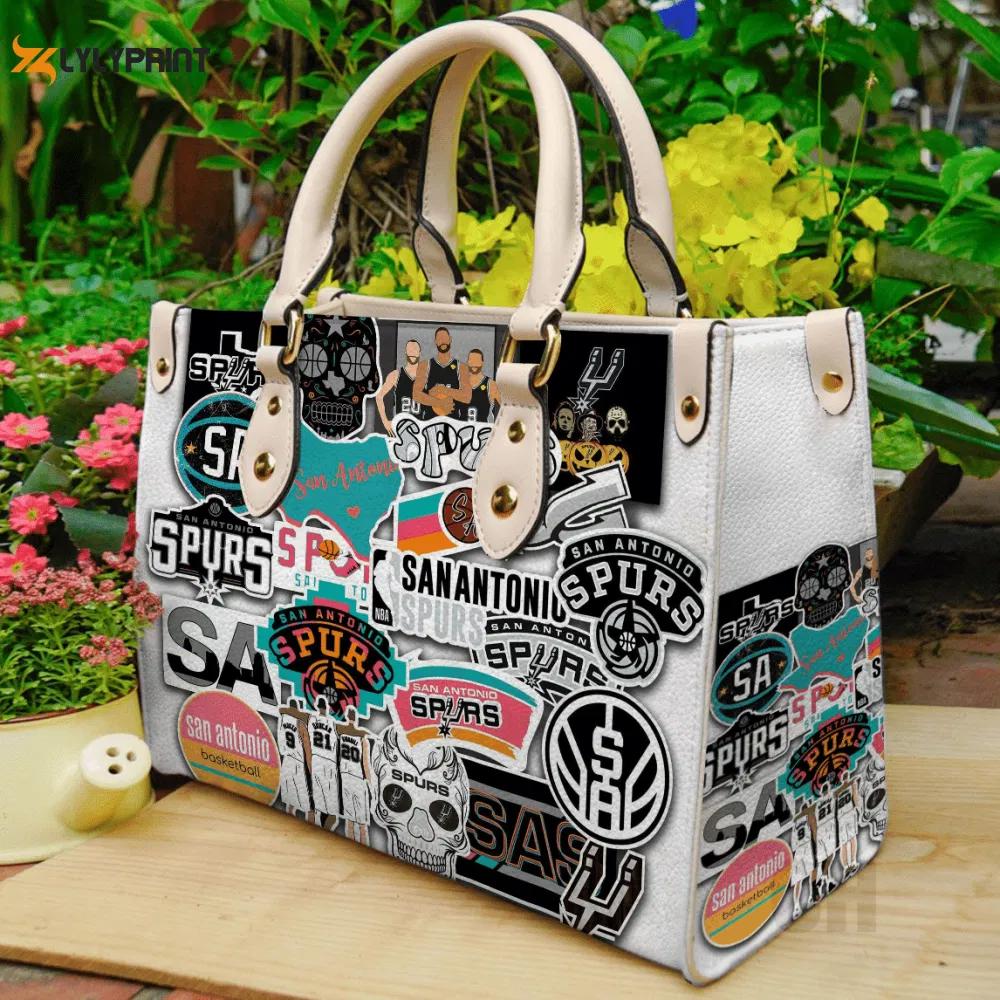 Stylish san antonio spurs leather hand bag gift for women’s day – perfect women s day gift 3655 Women Leather Hand Bag