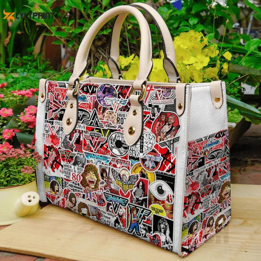 Stylish van halen leather handbag gift for women s day – ch 3810 Women Leather Hand Bag