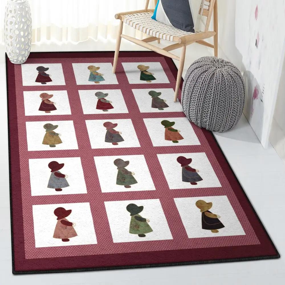 Sunbonnet sue lover cool rugs, sunbonnet sue rug Rectangle Rug