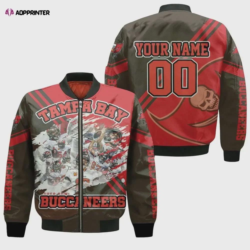 Tampa bay buccaneers team logo 3d customized pattern bomber jacket Bomber Jacket