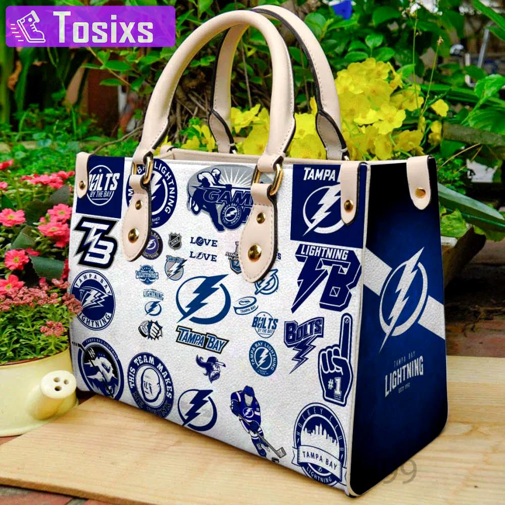 Tampa bay lightning leather handbag gift for women 4353 Women Leather Hand Bag