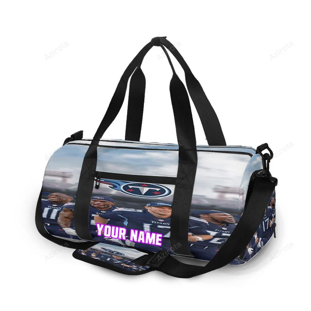 Tennessee titans players1 personalized name travel bag gym bag 2142 Travel Bag
