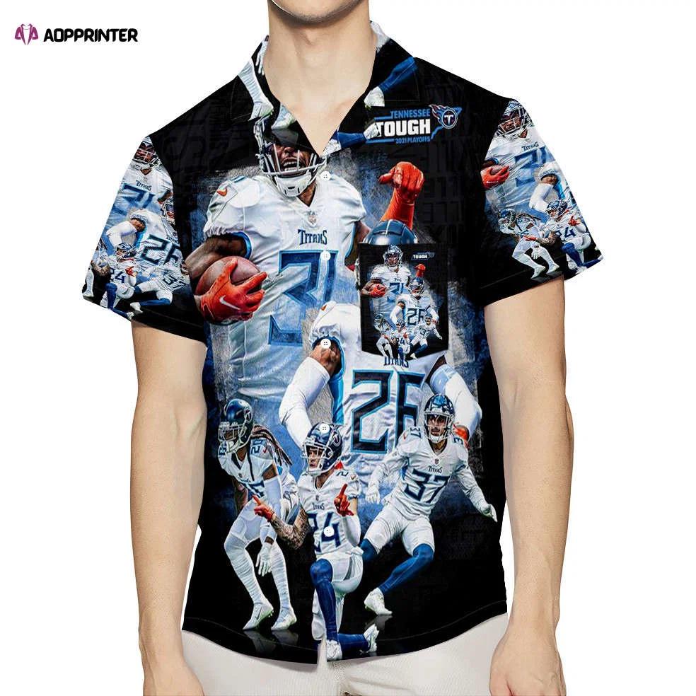 Tennessee titans players3 3d all over print summer beach hawaiian shirt gift men women gift men women with pocket Hawaii Shirt
