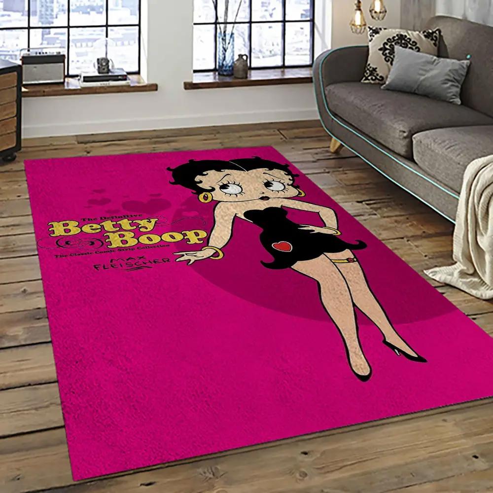 The best of betty boop cartoon character carpet area rug home decor gift best present for friends bobb4 Rectangle Rug