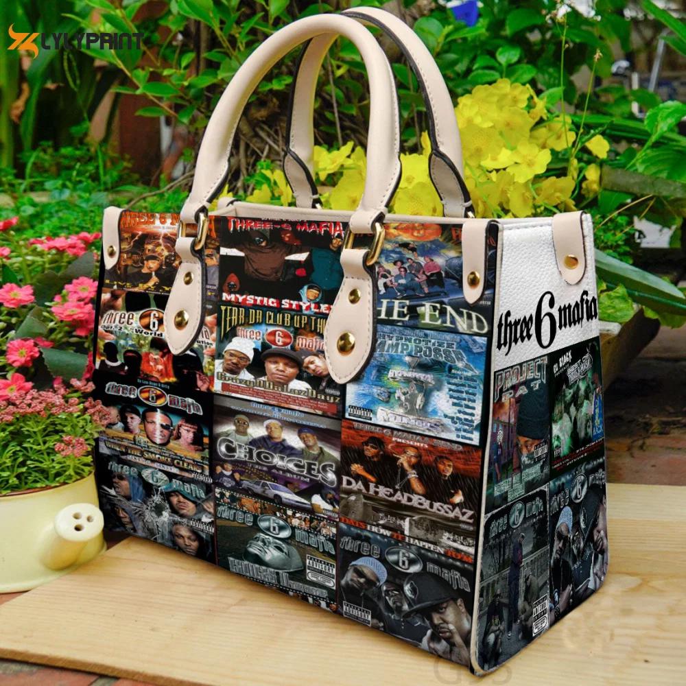 Three 6 mafia leather bag g95 1481 Women Leather Hand Bag