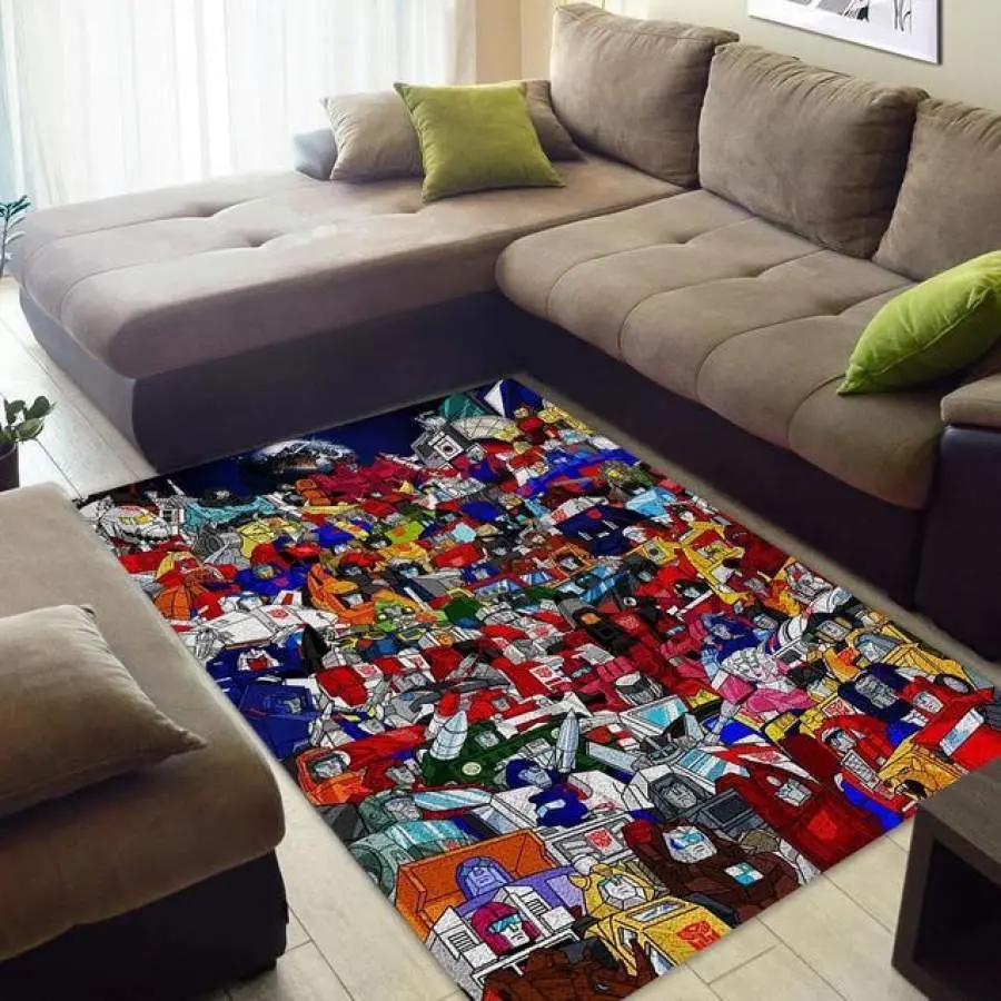 Tony iommi guitar instrument area rug living room rug home decor gift for fans halloween gift Rectangle Rug
