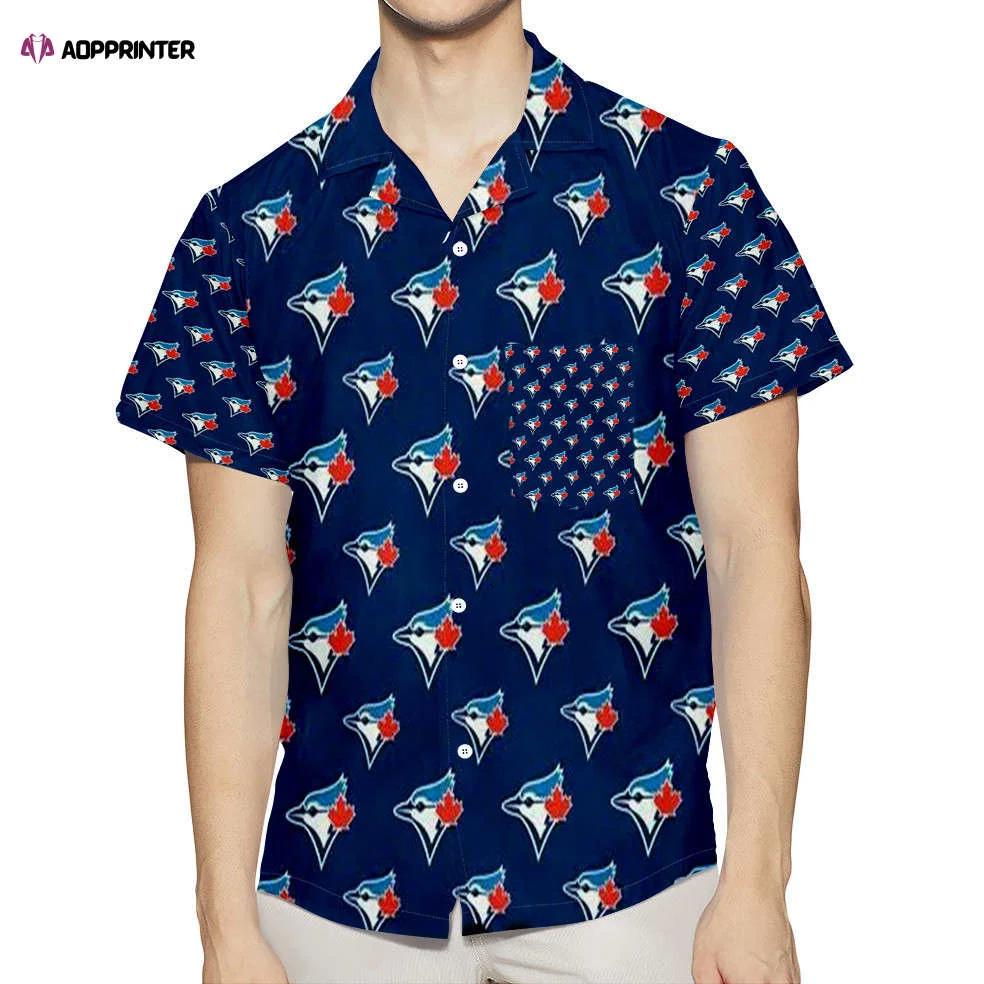 Toronto blue jays5 3d all over print summer beach hawaiian shirt gift men women gift men women with pocket Hawaii Shirt